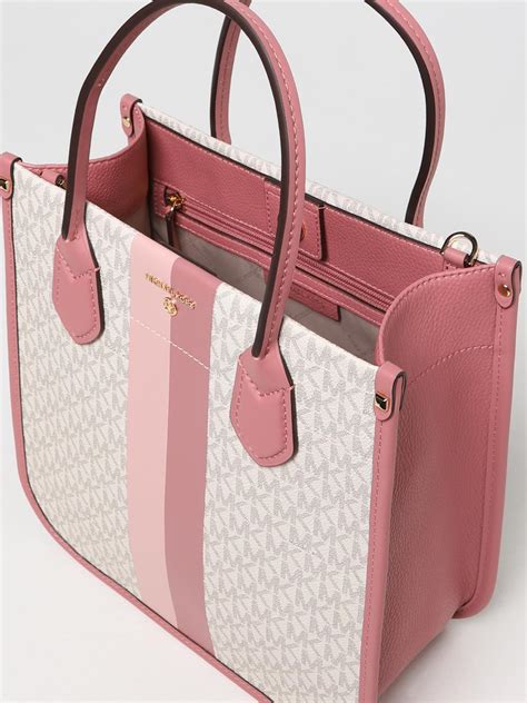 michael kors pink tote bags